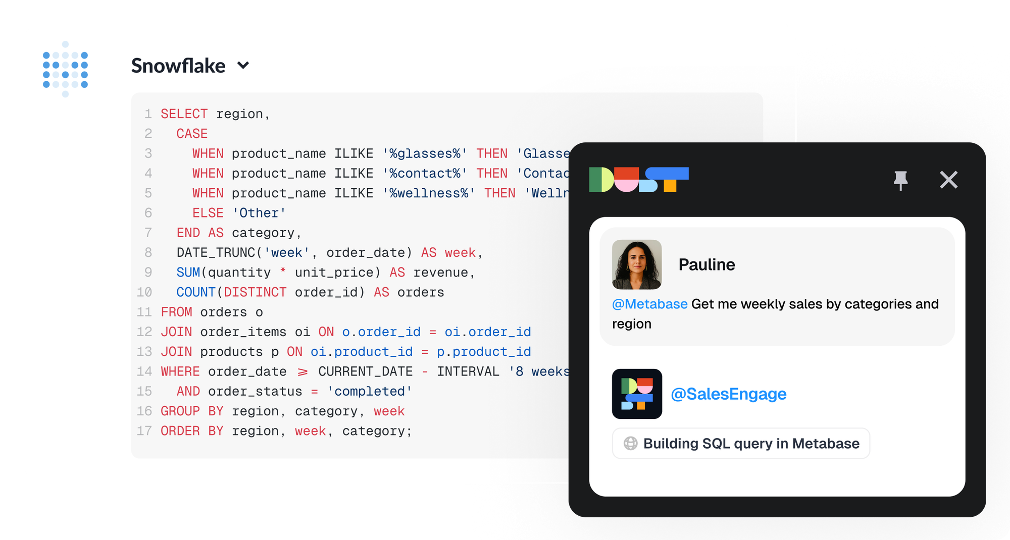 The End of Data Queues: How Alan Scaled Analytics with Dust - Metabase_Agent.png