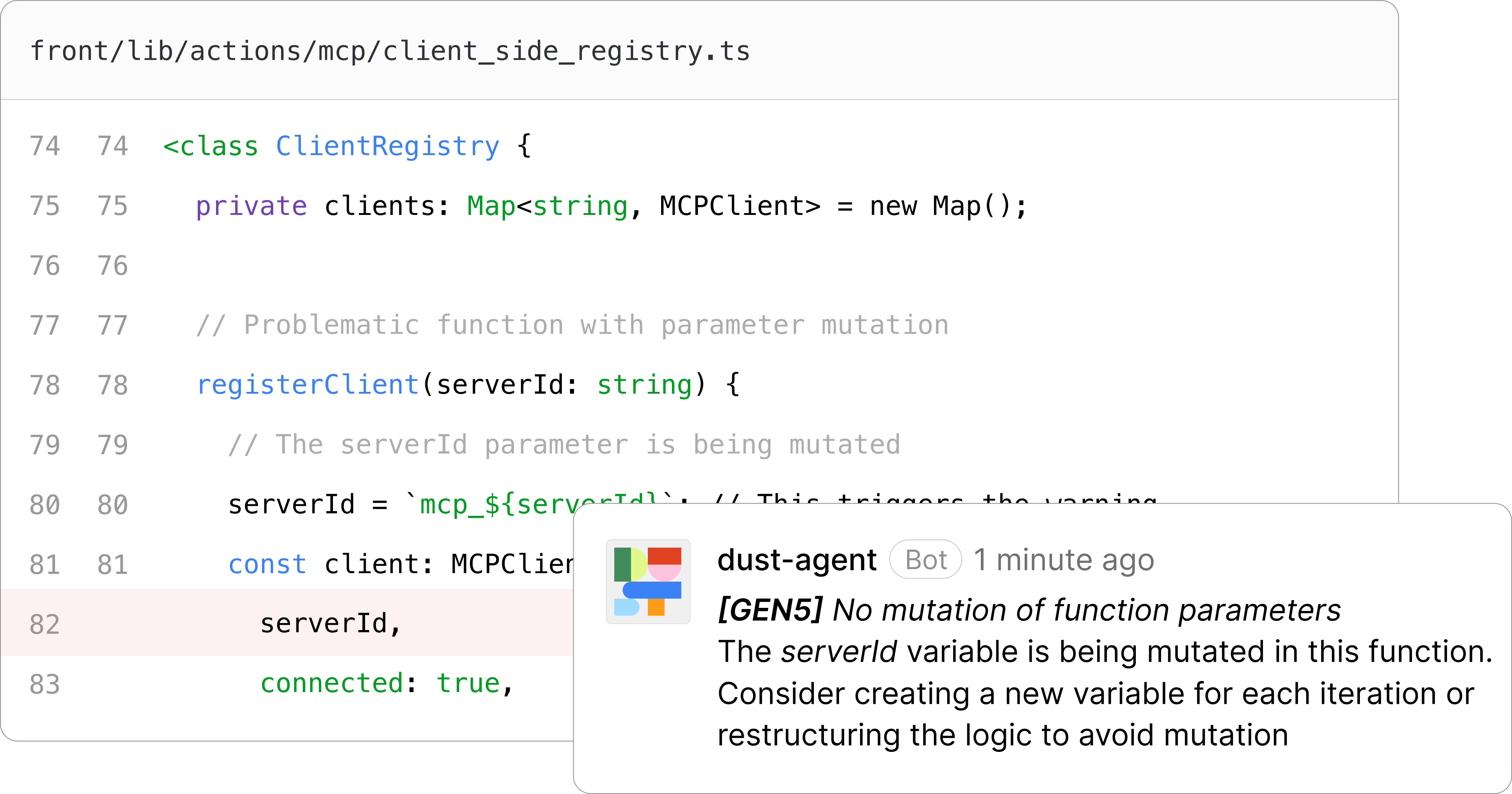 Code review 1