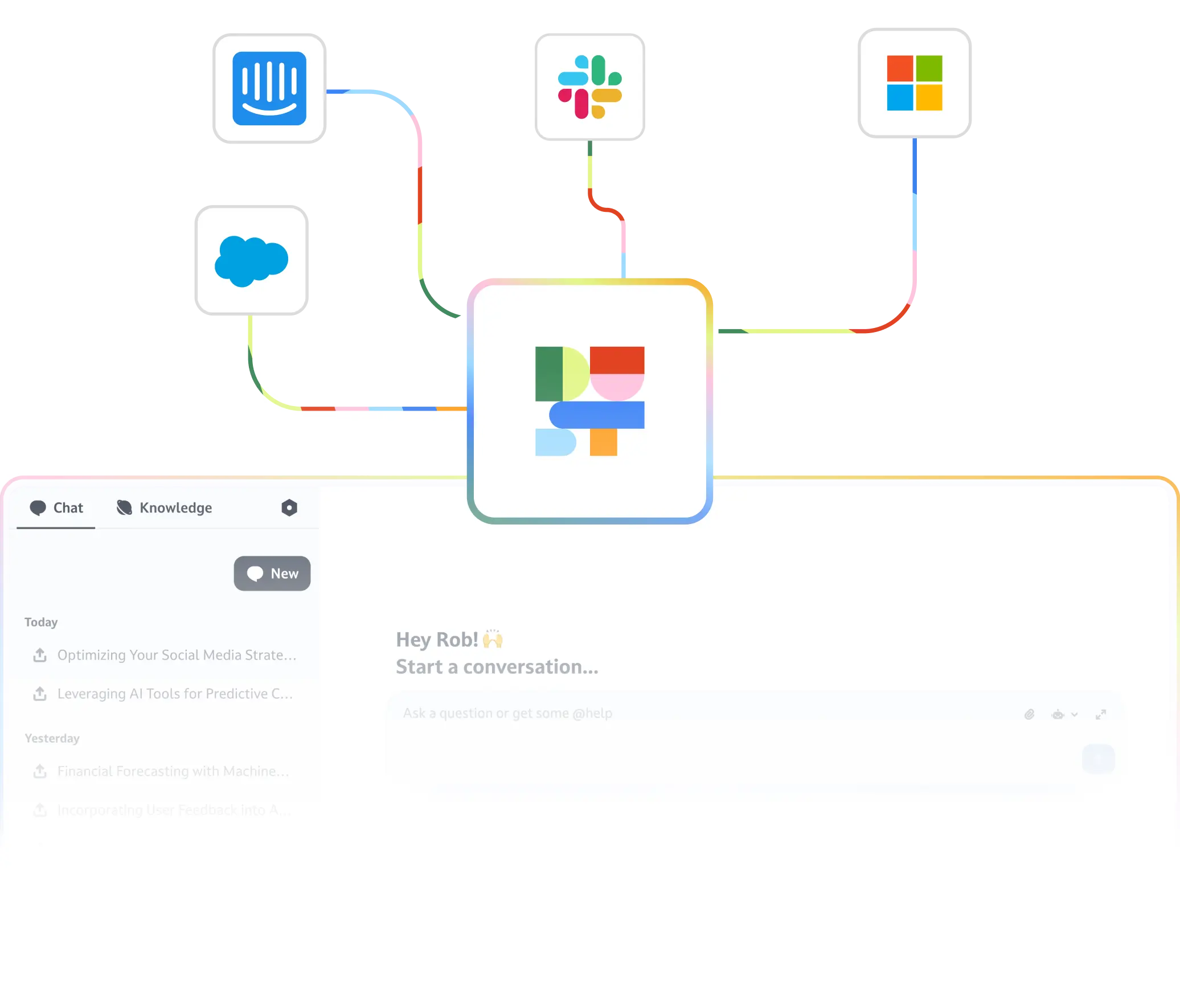 Industrial Manufacturing AI-powered workflows illustration